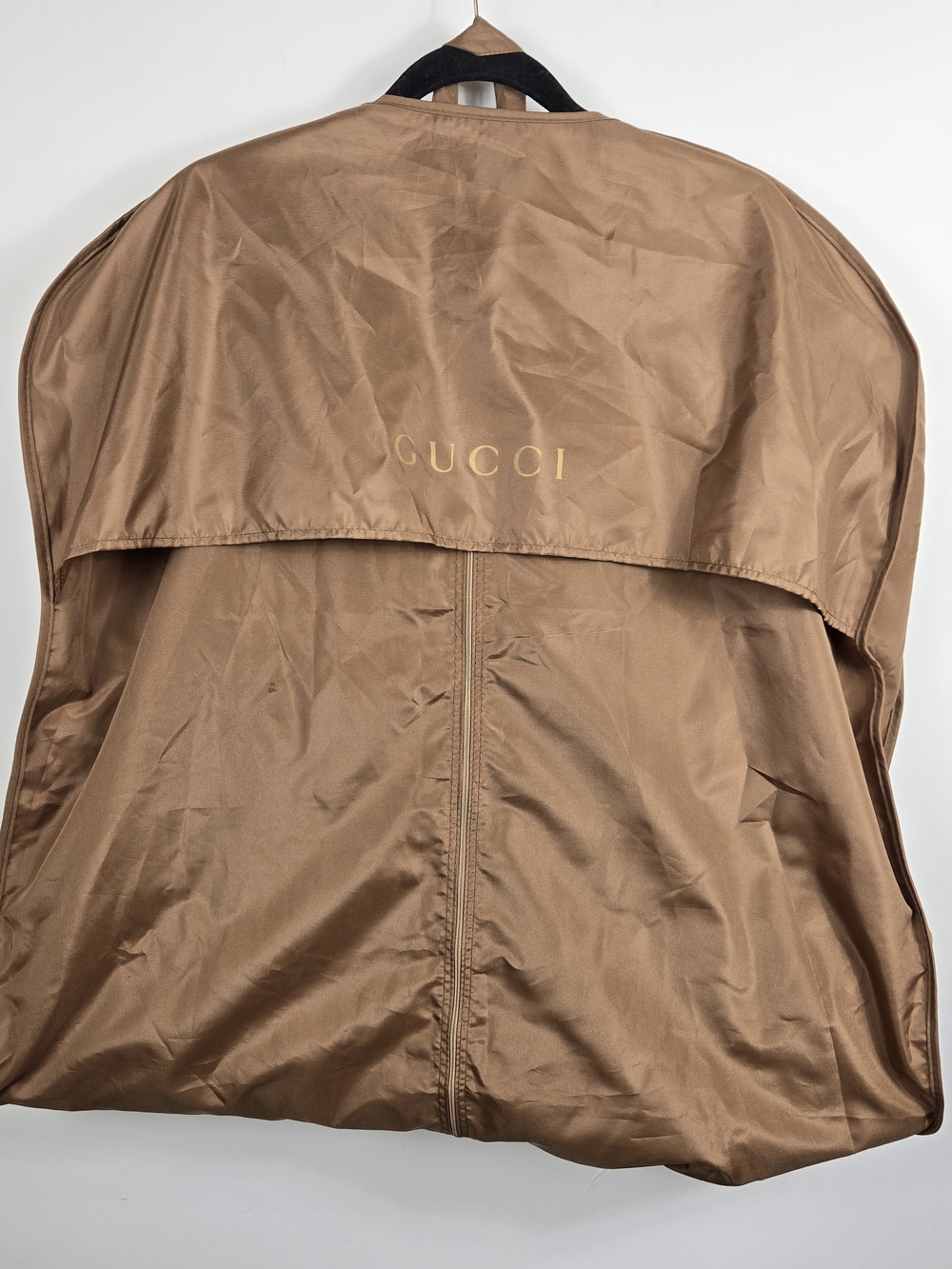 Gucci Gold Suit Dress Cover Protective Garment Travel Storage Bag 28" X 53"